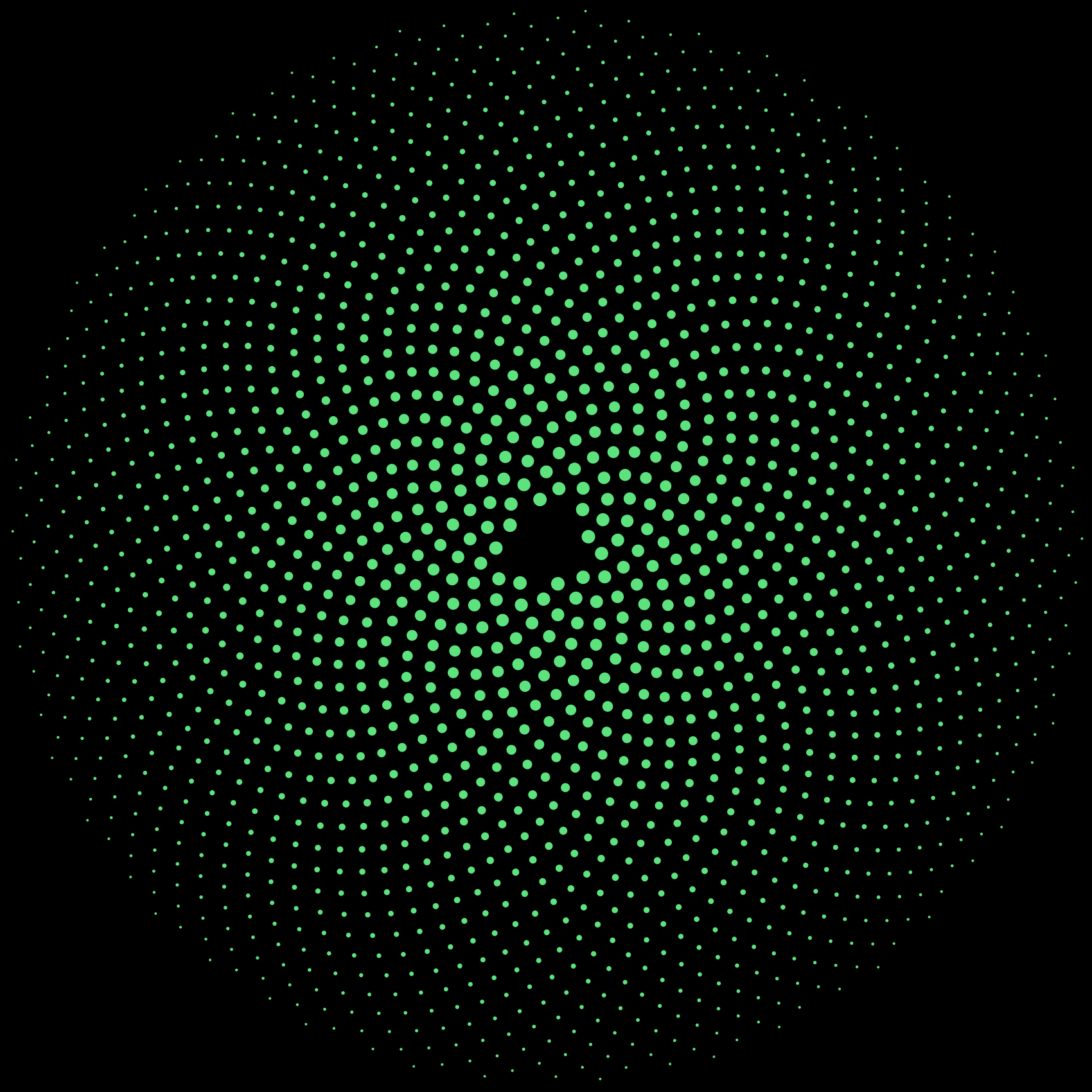 Radar pattern, bloom variant